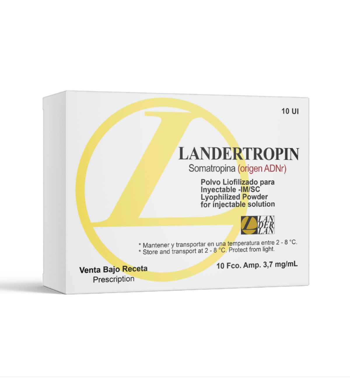 LANDERTROPIN 100 UI (GH / HORMONA DE CRECIMIENTO) + SOLVENTE
