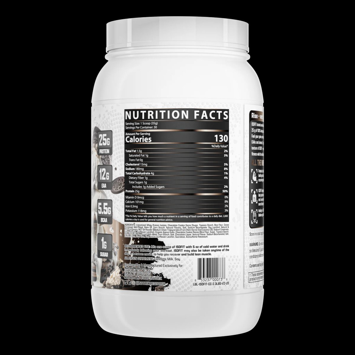 ISOFIT NUTREX CHOCOLATE 30 SERVICIOS