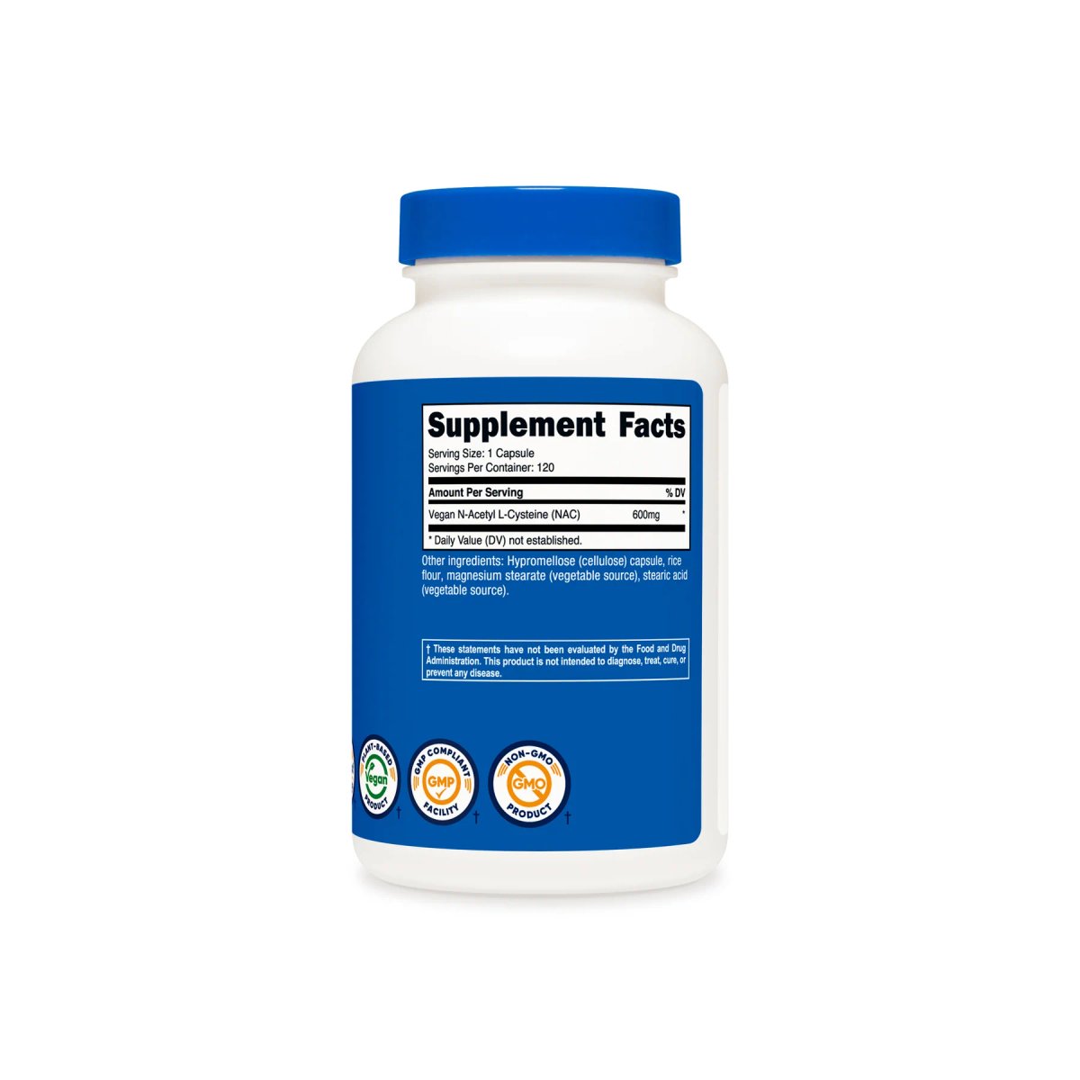 NAC 600MG X 120 CAPS - NUTRICOST - 2