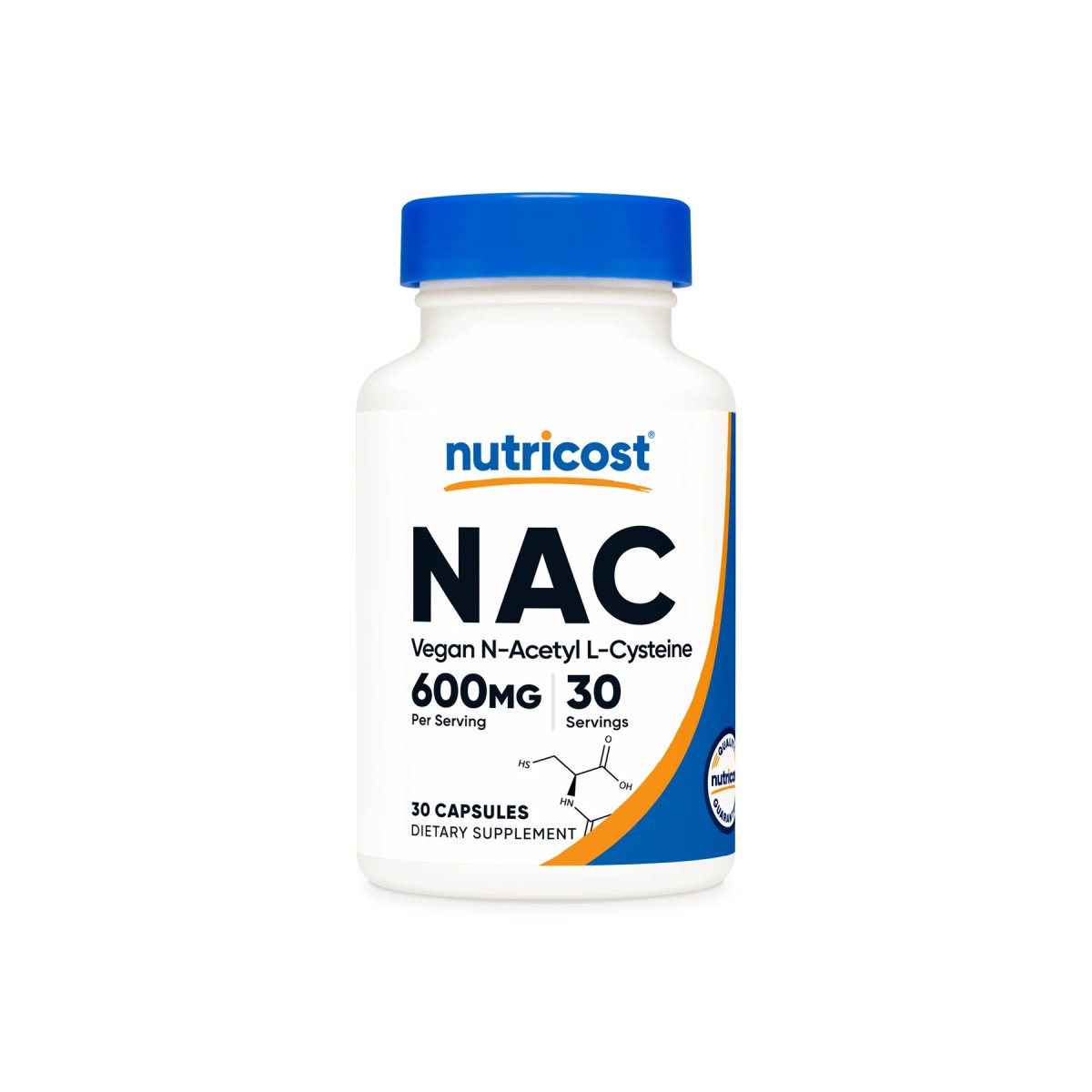 NAC 600MG X 30 CAPS - NUTRICOST