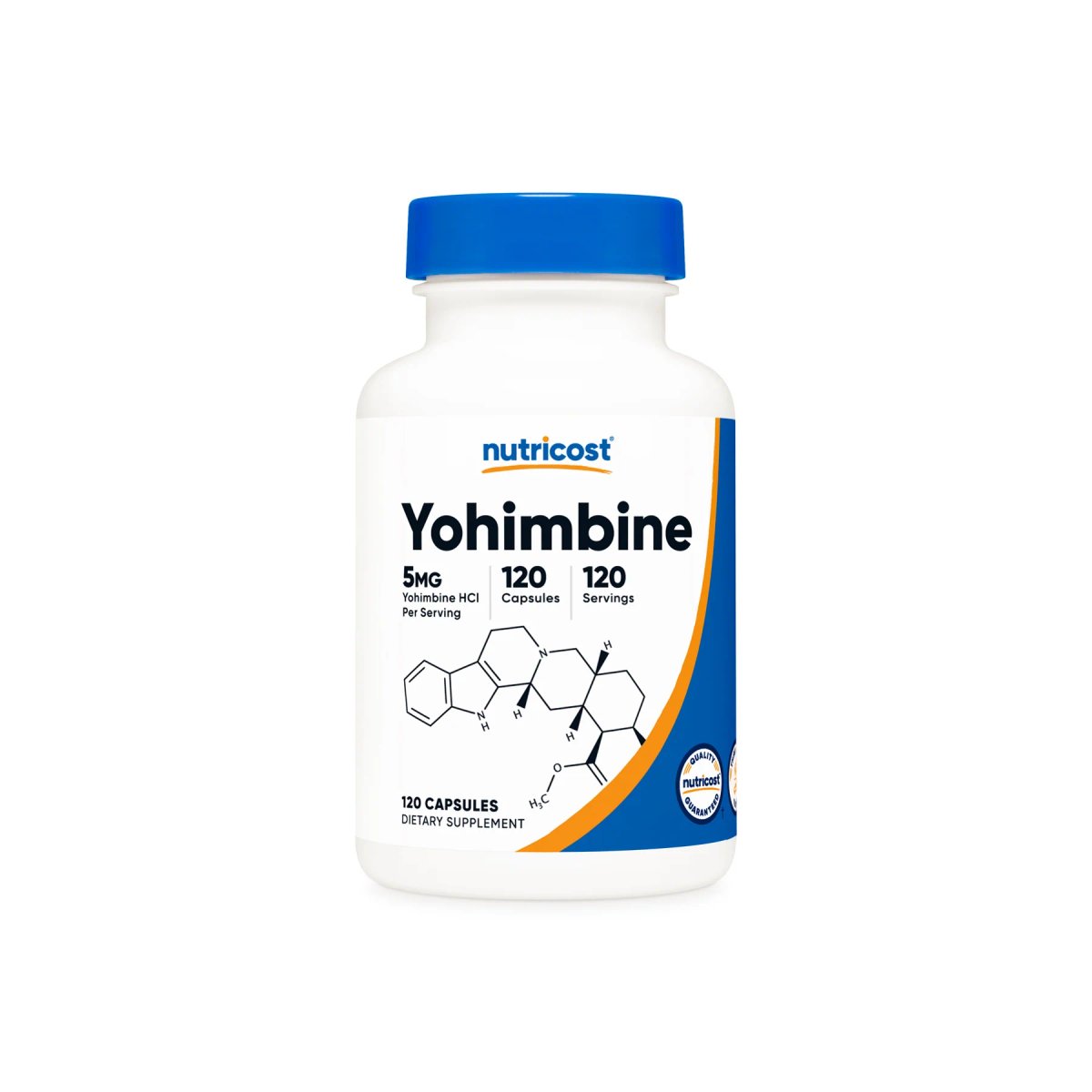 YOHIMBINE HCI 5MG X 120 CAPS - NUTRICOST