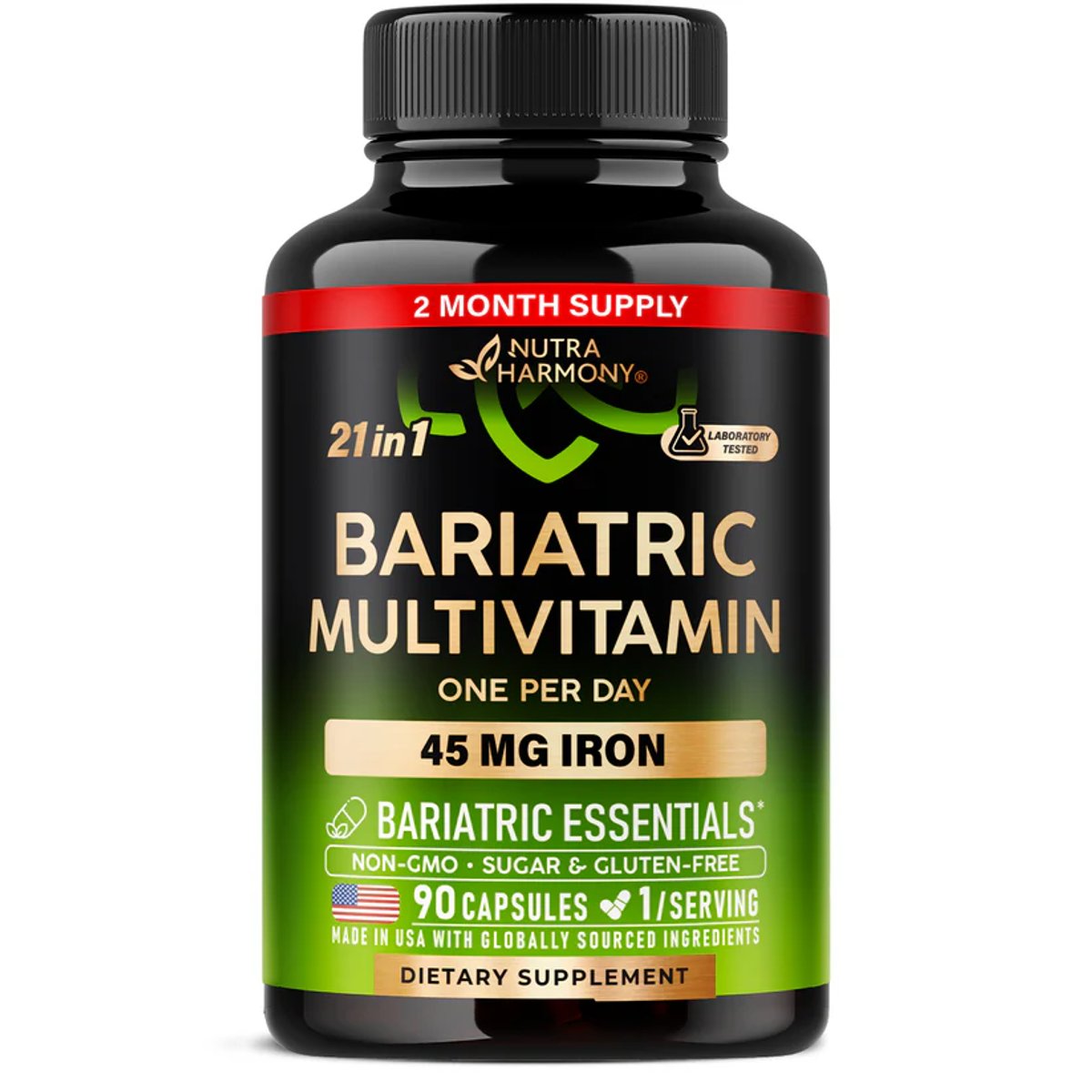 BARIATRIC MULTIVITAMIN X 90 CAPS - NUTRA HARMONY