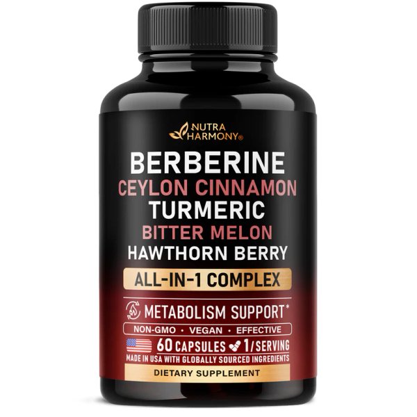 BERBERINA COMPLEX X 60 CAPS - NUTRA HARMONY