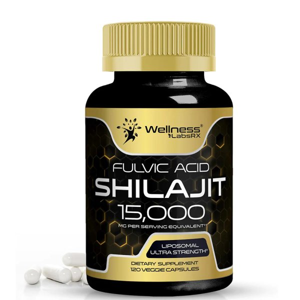 SHILAJIT LIPOSOMAL + Fulvic Acid 15,000 mg - Wellness Labs RX