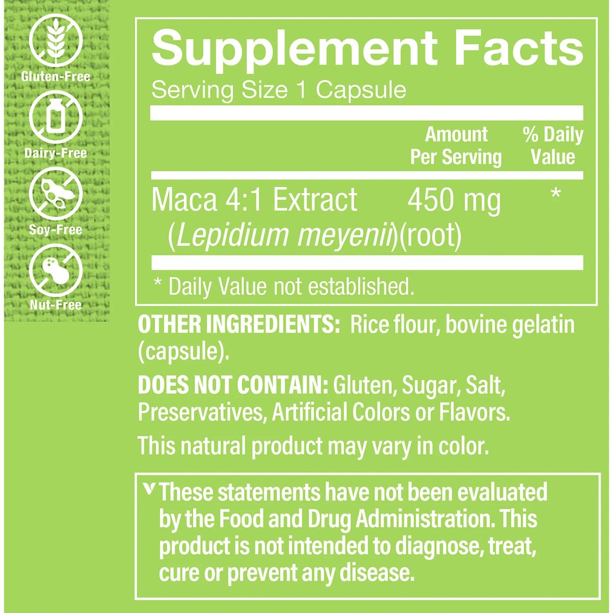 Maca (60 Cápsulas) the Vitamin Shoppe