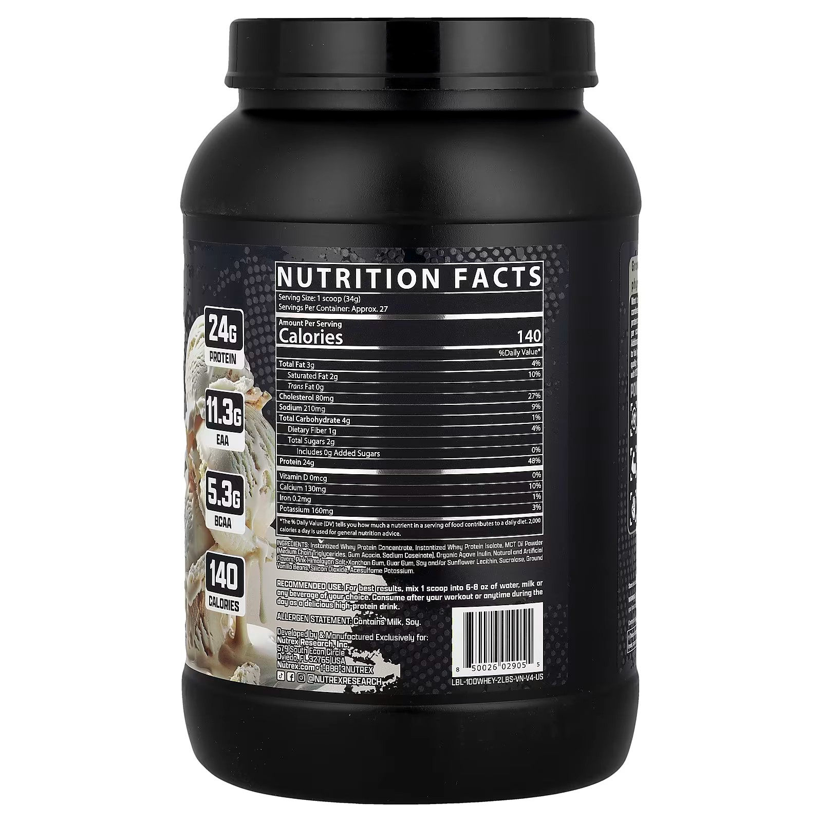 NUTREX 100% WHEY PREMIUM PROTEIN