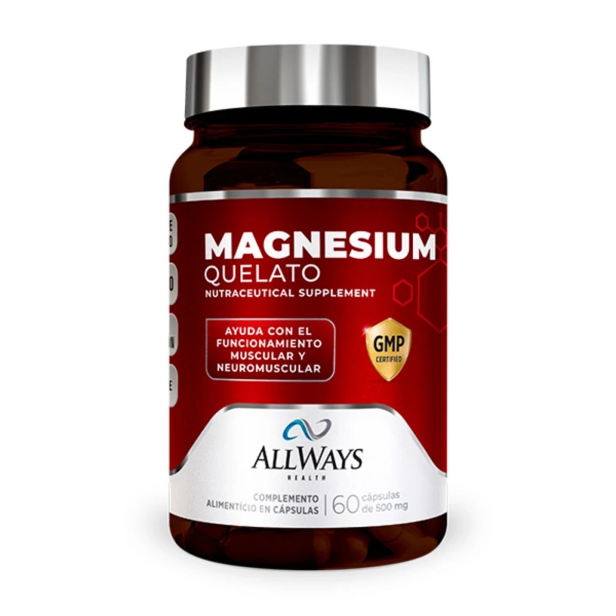 MAGNESIO QUELATO X 60 CAPS - ALLWAYS