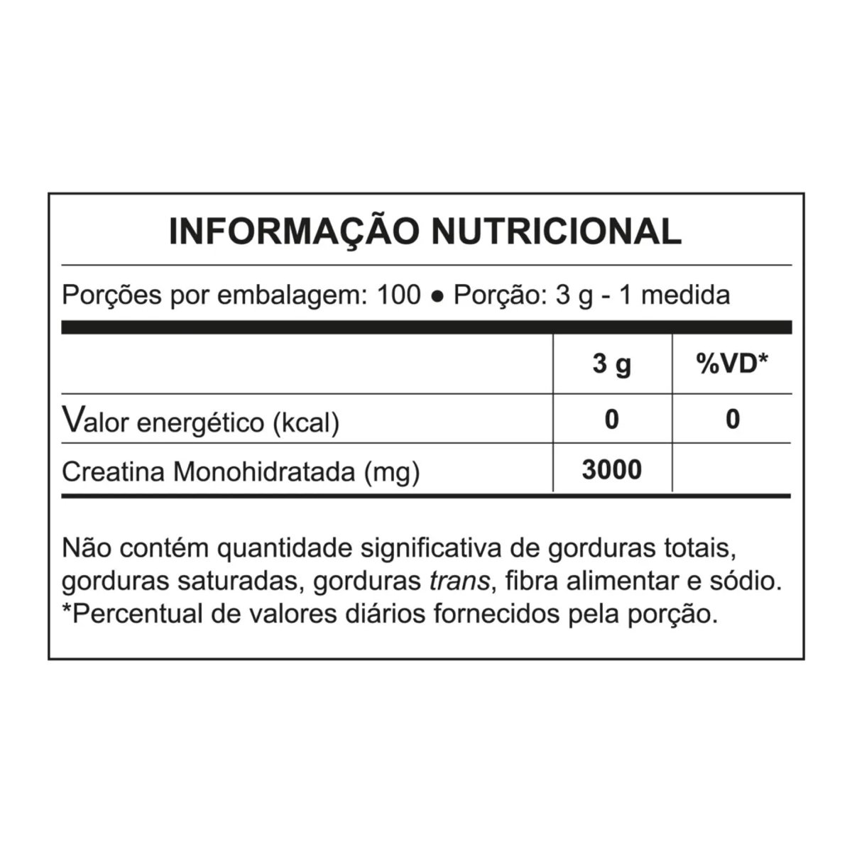 CREATINA DORPH 100% MONOHIDRATADA