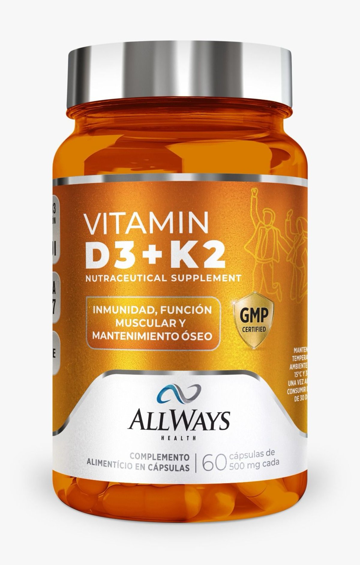 VITAMINA D3 + K2 200UI & MKT
