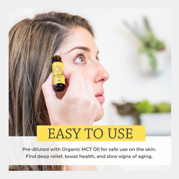 ACEITE FRANKINCENSE ROLL ON 10 ML - SILK ROAD ORGANIC