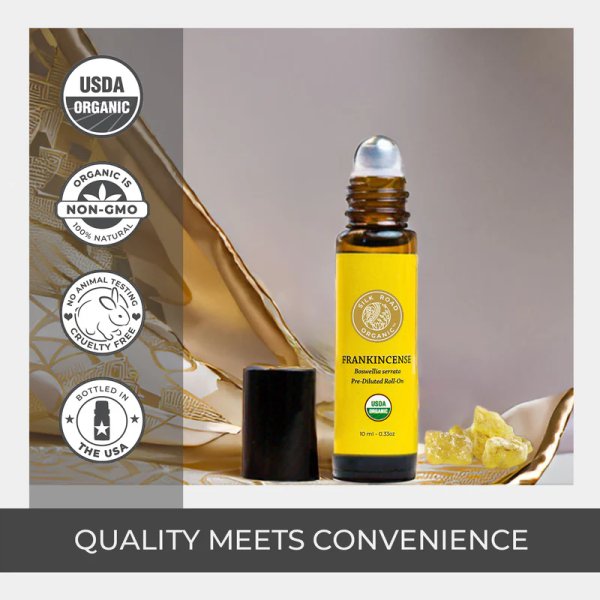 ACEITE FRANKINCENSE ROLL ON 10 ML - SILK ROAD ORGANIC