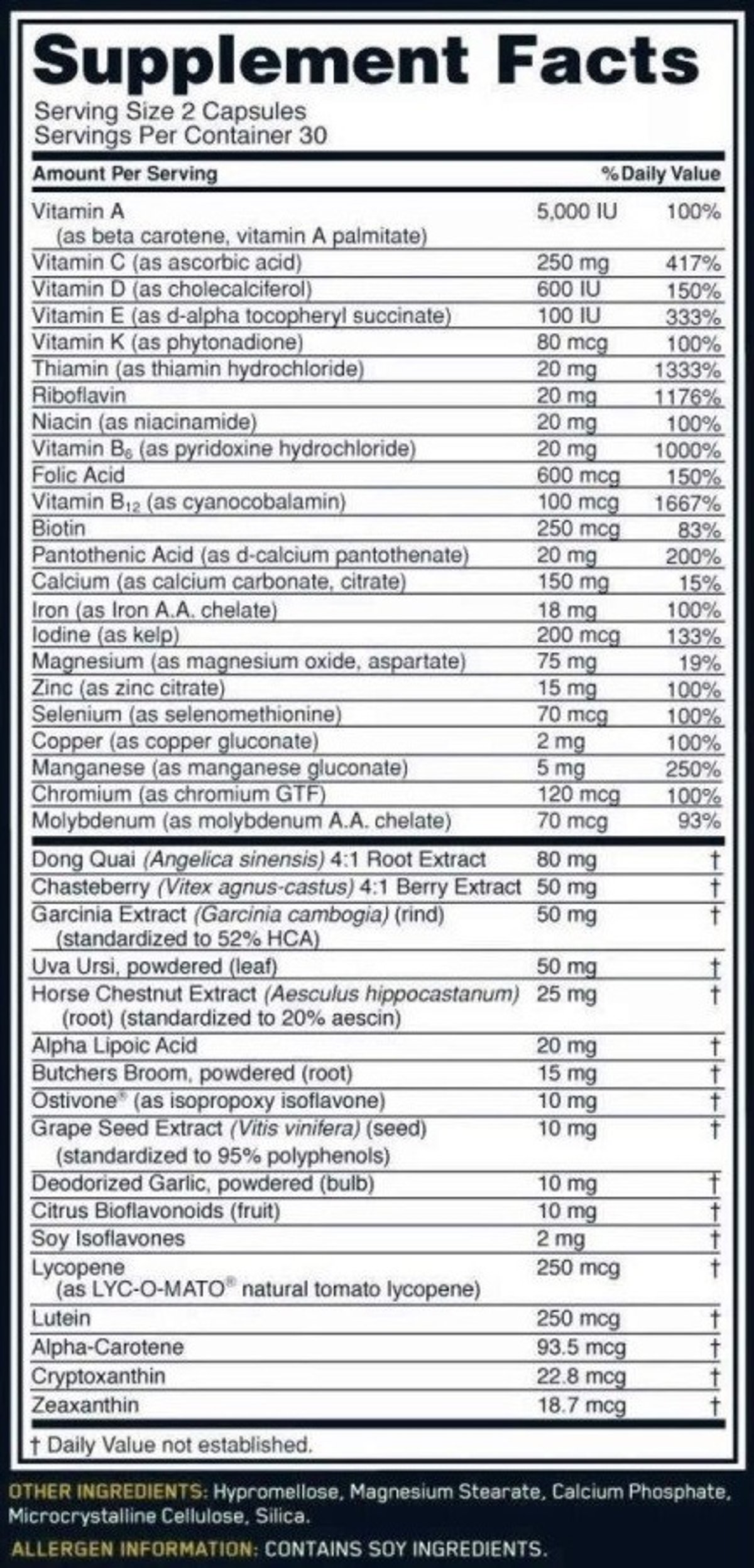 OPTI WOMAN ON X 60 CAPS