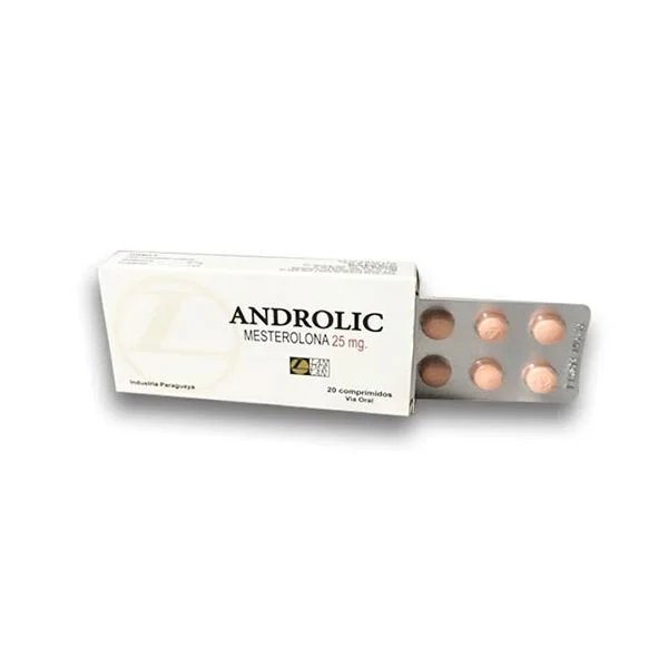 ANDROLIC 25 MG X 20 COMPRIMIDOS – MESTEROLONA 25 MG