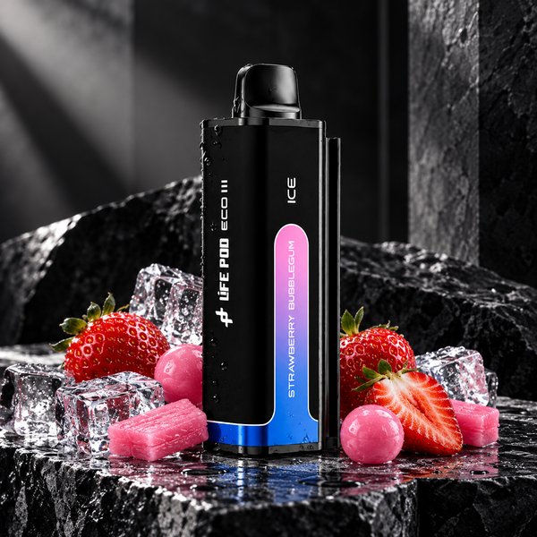 LIFEPOD ECO III CART 20K STRAWBERRY BUBBLEGUM