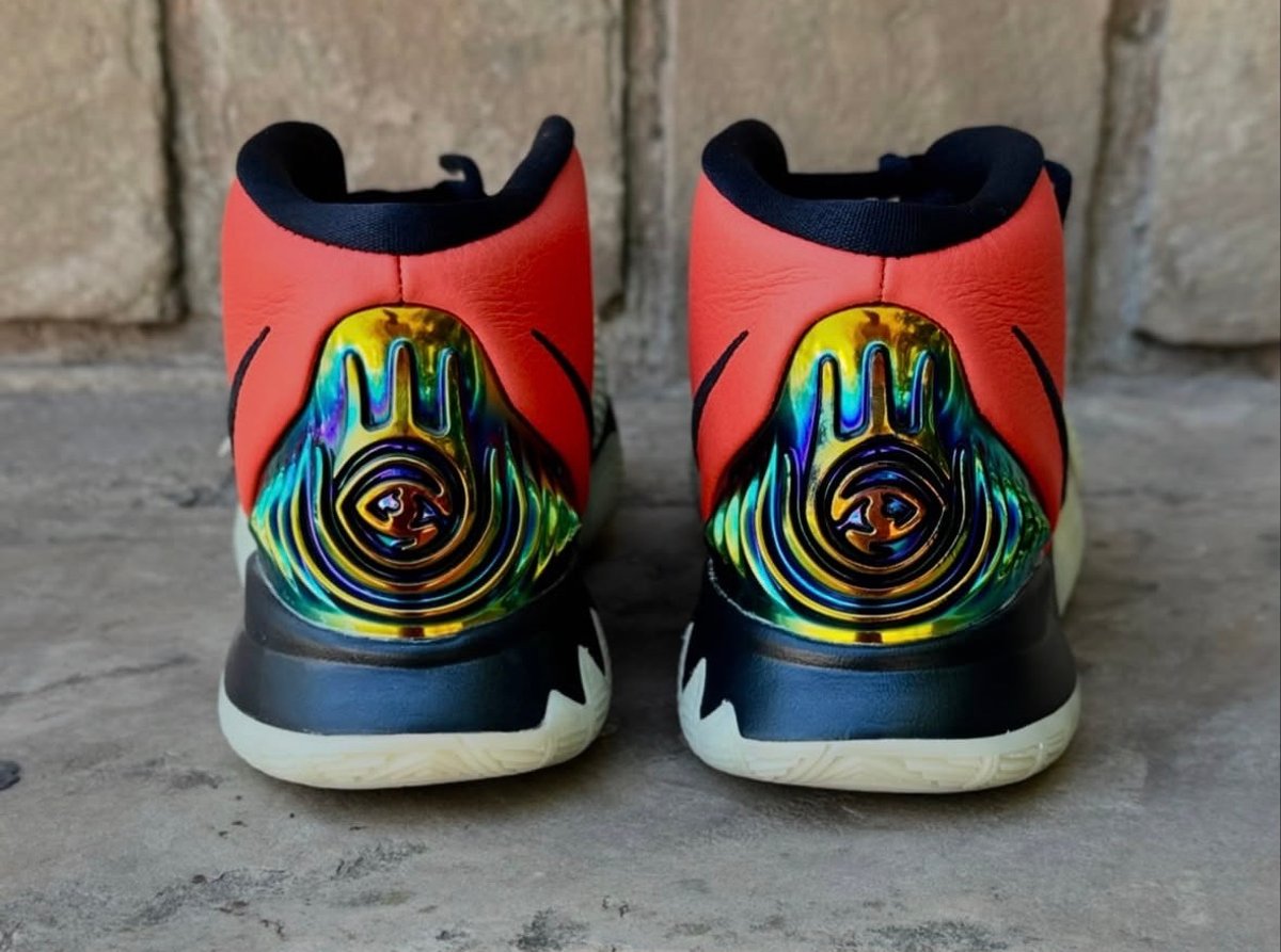 Las Nike Kyrie 6 Navy / Crimson  - 2