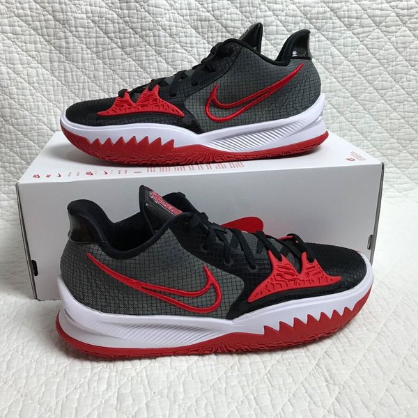 NIKE KYRIE LOW 4 TB – BLACK / UNIVERSITY RED (calce 5.5/8us)