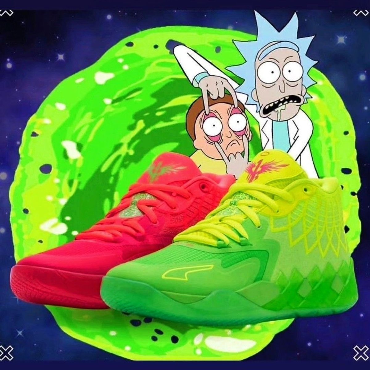 PUMA MB.01 x RICK AND MORTY – MULTICOLOR (calce 4.5) - 2