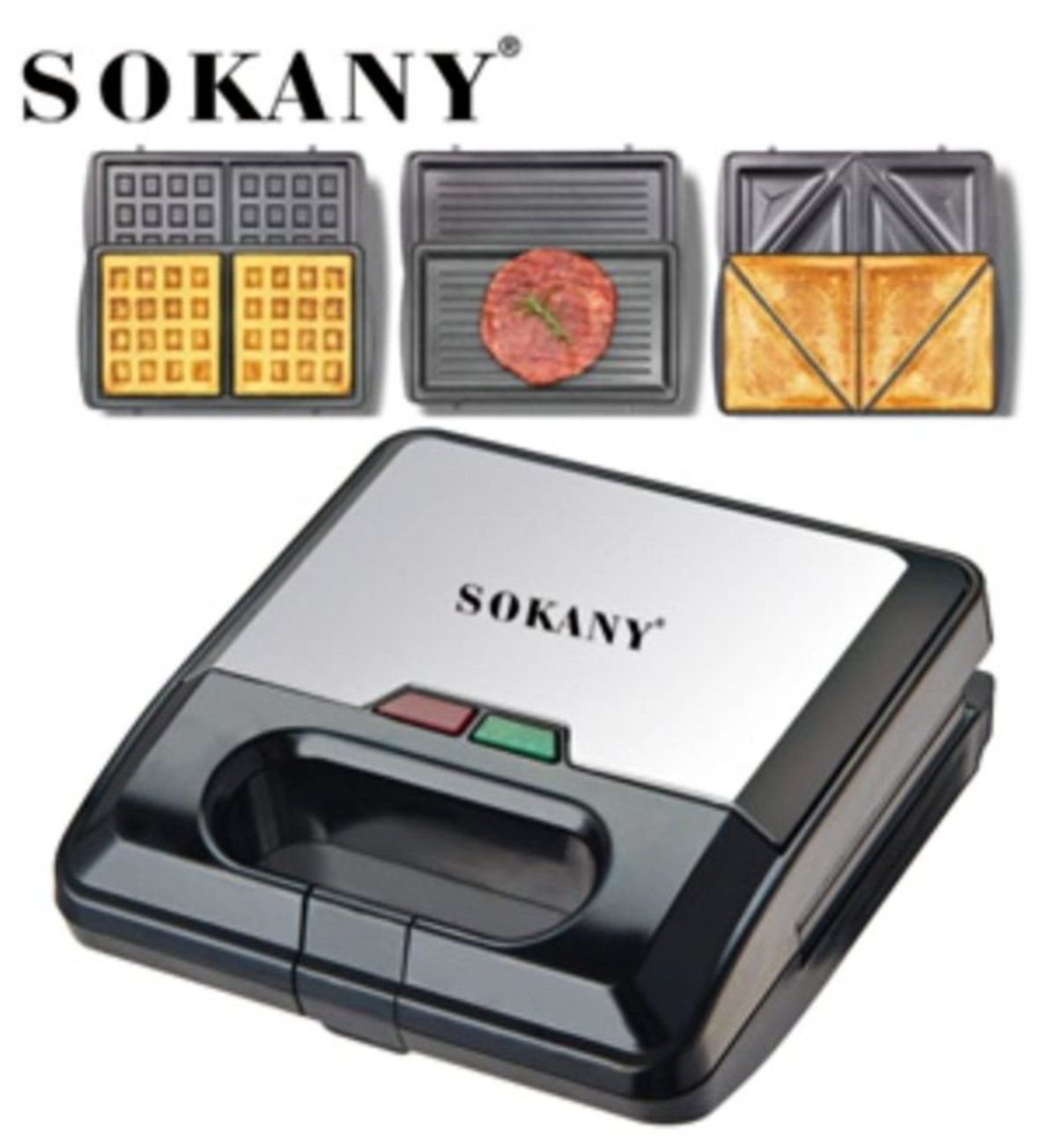 Sandwichera 3 en 1  - 2