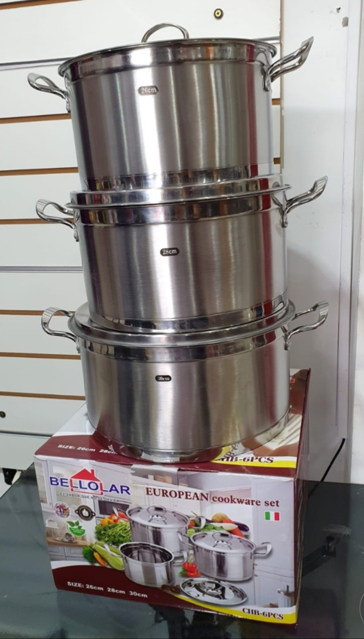 Juego De Ollas De 3 piezas 