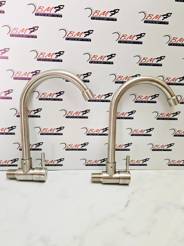 GRIFO FIJO PARA COCINA MOVILLE ACERO INOX