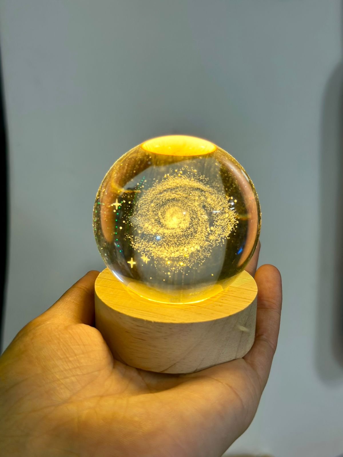 Luz cristal circular  - 2