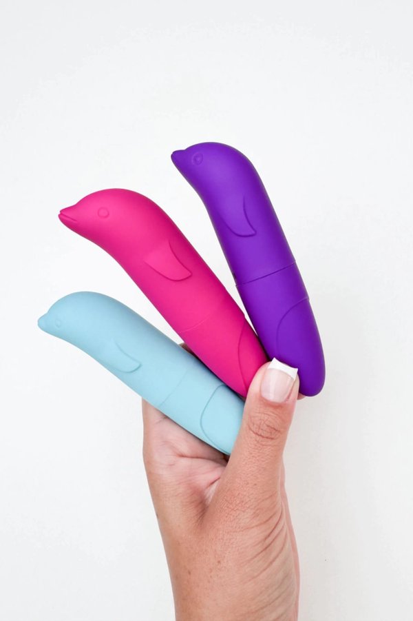 MINI VIBRADOR DELFIN 12X3CM