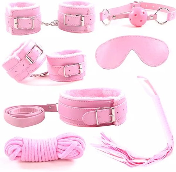 KIT SADO 8 PIEZAS ROSA
