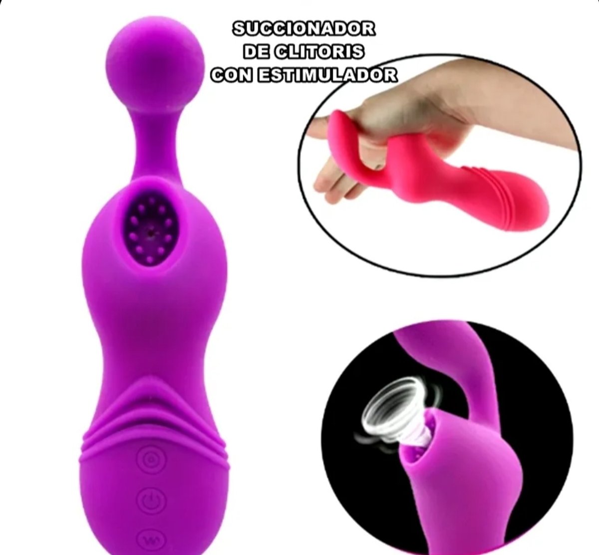 VIBRADOR ESTIMULADOR SUCCIONADOR