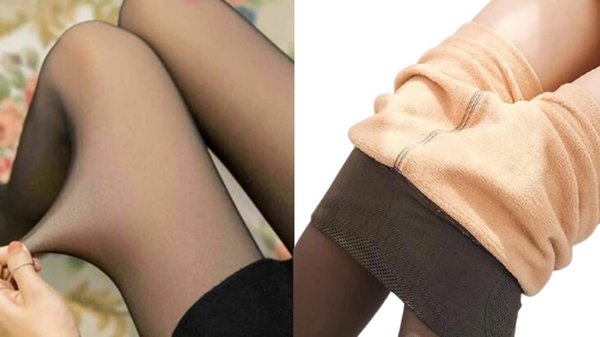 MEDIAS TRASLUCIDAS TERMICAS M-XL NEGRO
