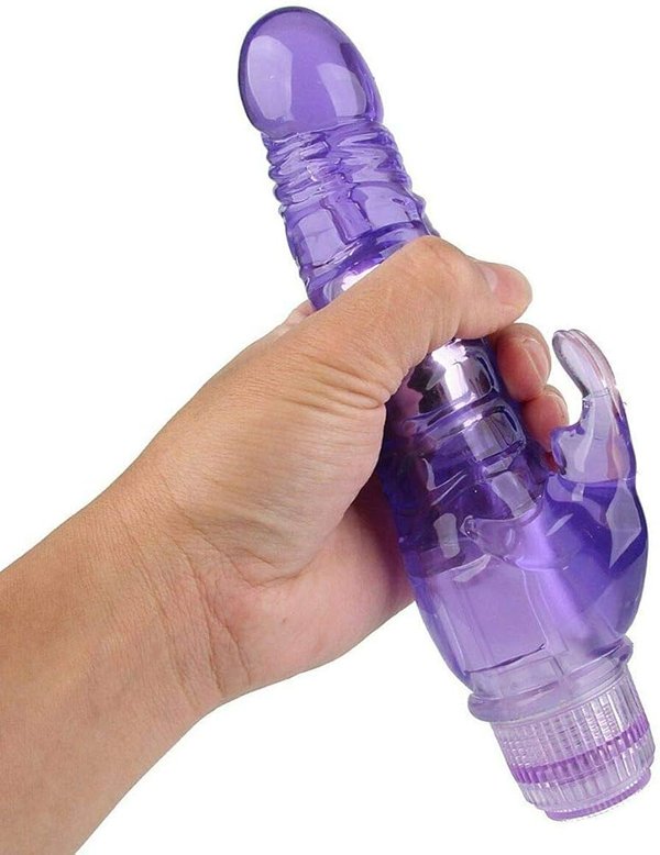 VIBRADOR CON ESTIMULADOR CONEJO