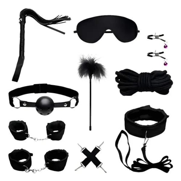 KIT SADO 11 PIEZAS NEGRO