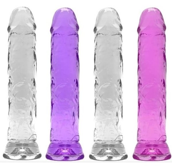 DILDOS TRANSPARENTES 15X3CM