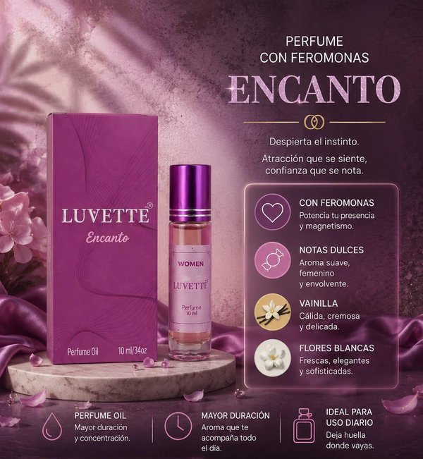 PERFUME DAMA LUVETTE ENCANTO