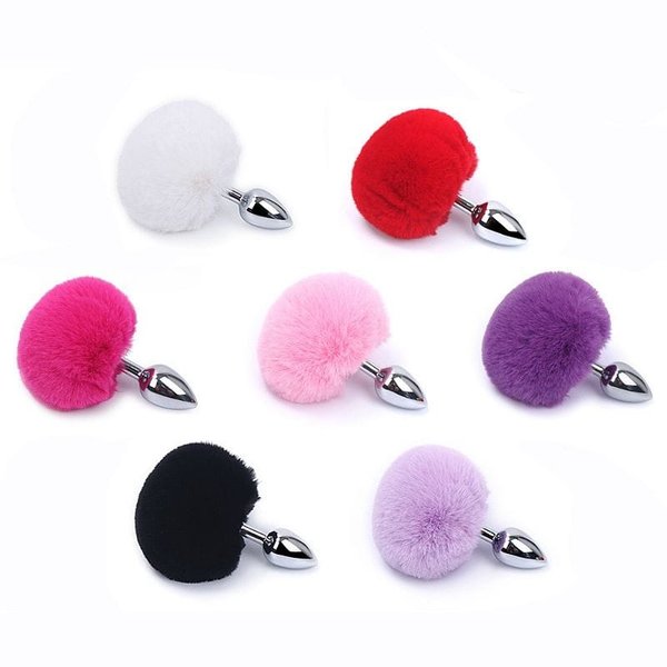 PLUG ANAL POMPOM - TAMAÑO P
