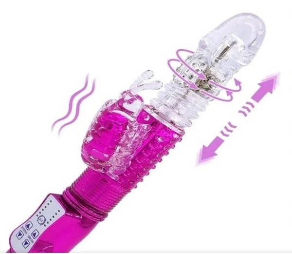 VIBRADOR RABBIT CON MOVIMIENTO