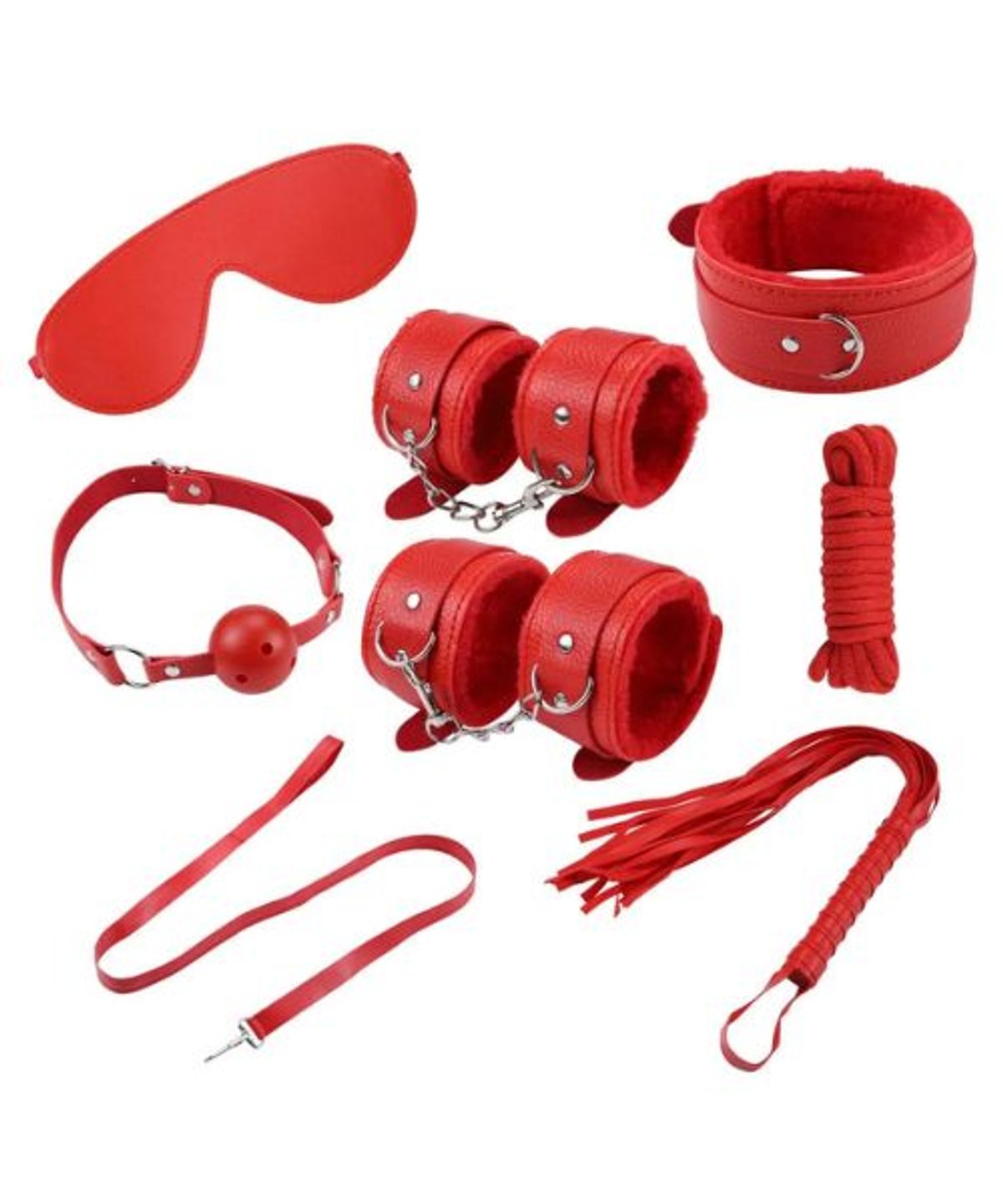 KIT SADO 7 PIEZAS ROJO