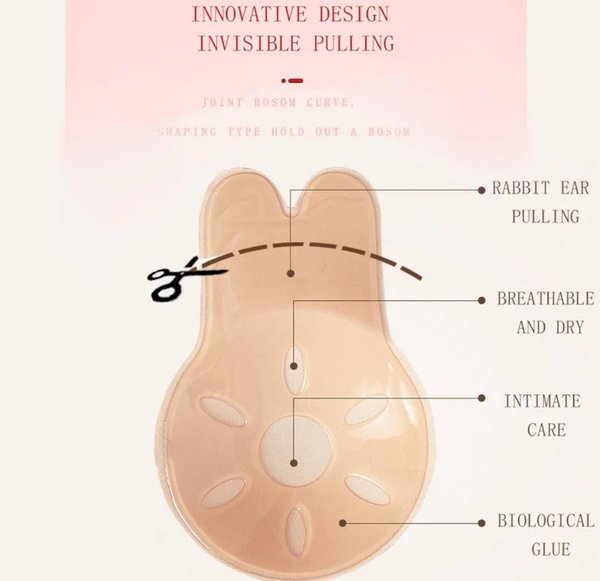 Sujetador Adhesivo levanta Seno 2en1