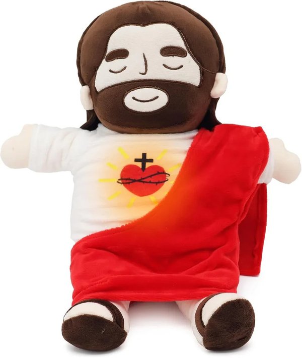 Peluche Jesús Que Respira Emite Sonido