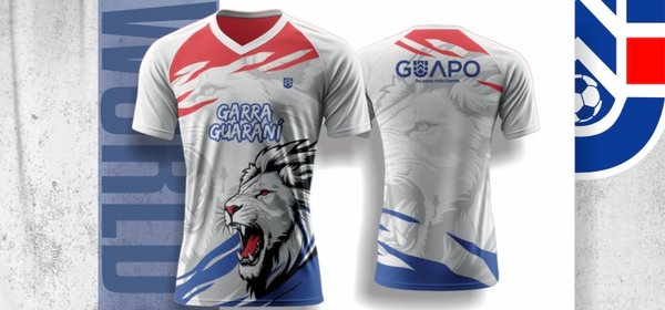 Remera Masculina GUAPO ALBIRROJA GARRA GUARANI M/C 