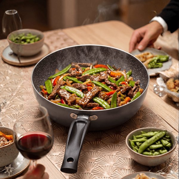 Wok BRINOX RAINDOW CERAM. ADD 24 CM 