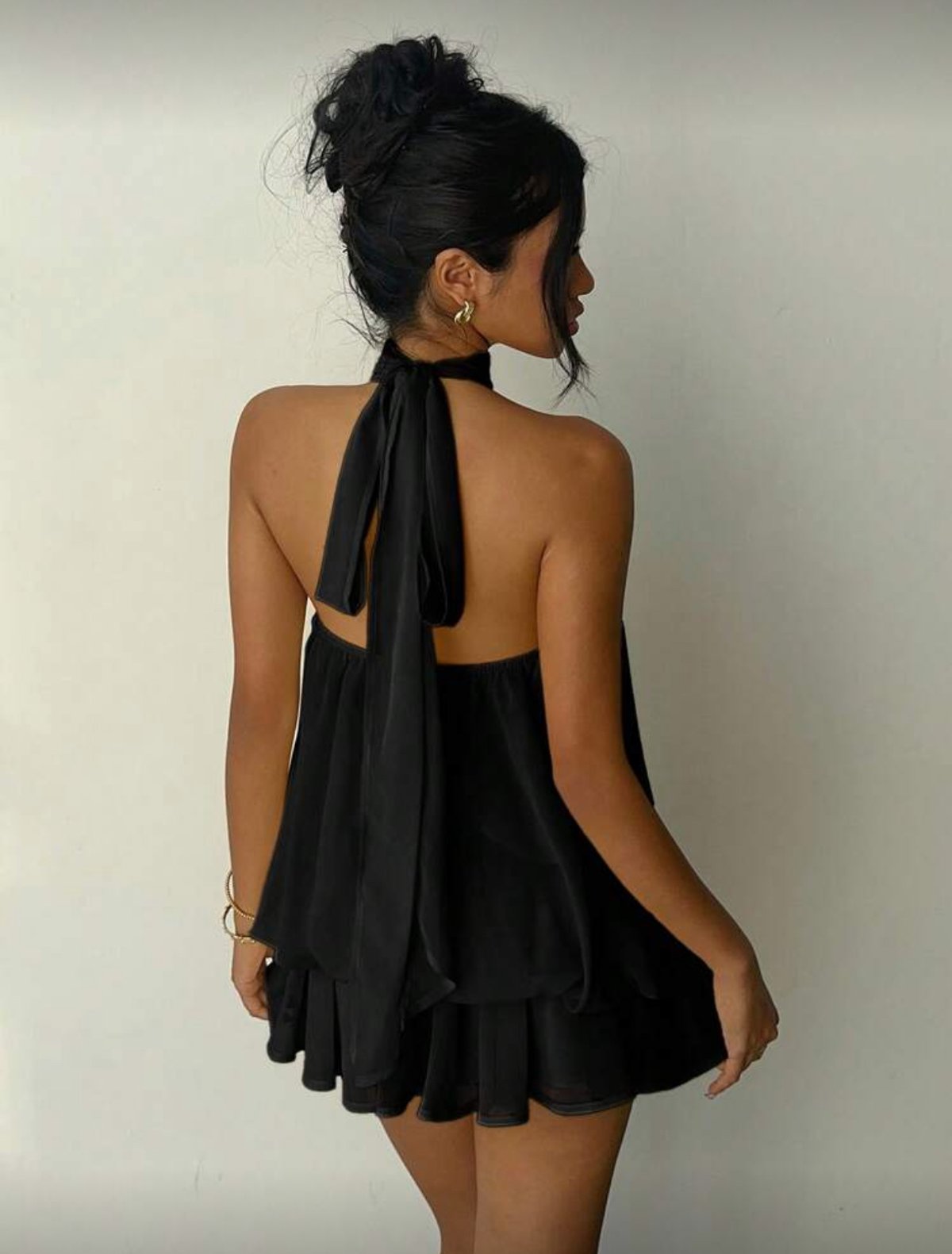 Vestido elegante • Negro - 2