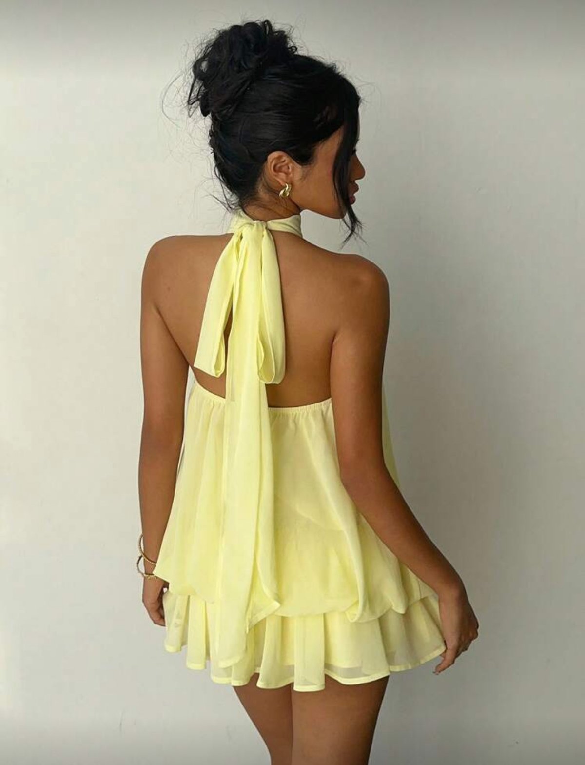 Vestido Elegante • Amarillo Pastel - 2