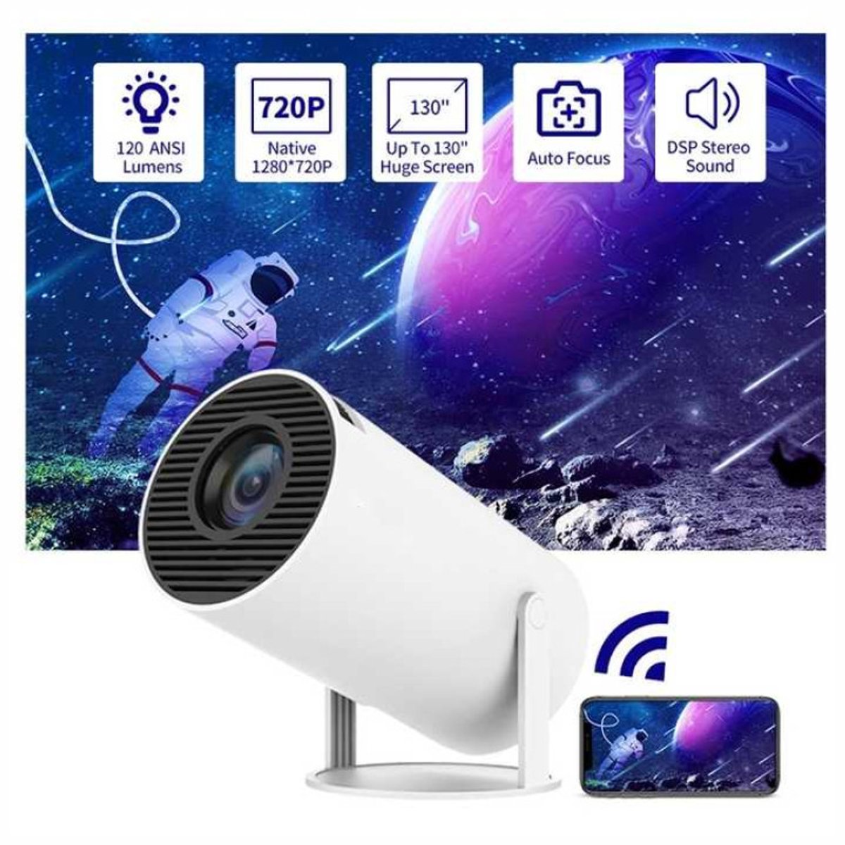 Proyector Led Smart 4k Uhd Android 13 - 2