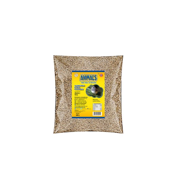 Alimento P/Aves Alpiste y Lino 400g ANIMALS