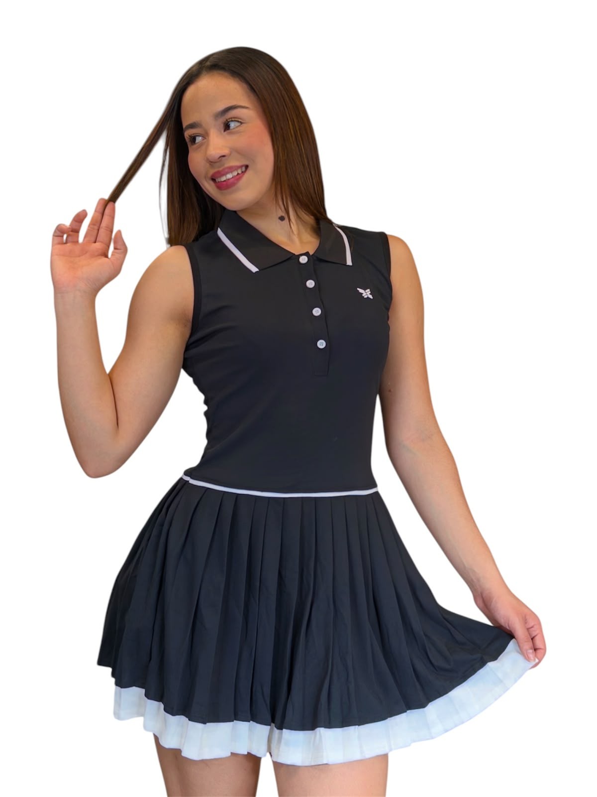 Vestido Plisado - P G GG - 3