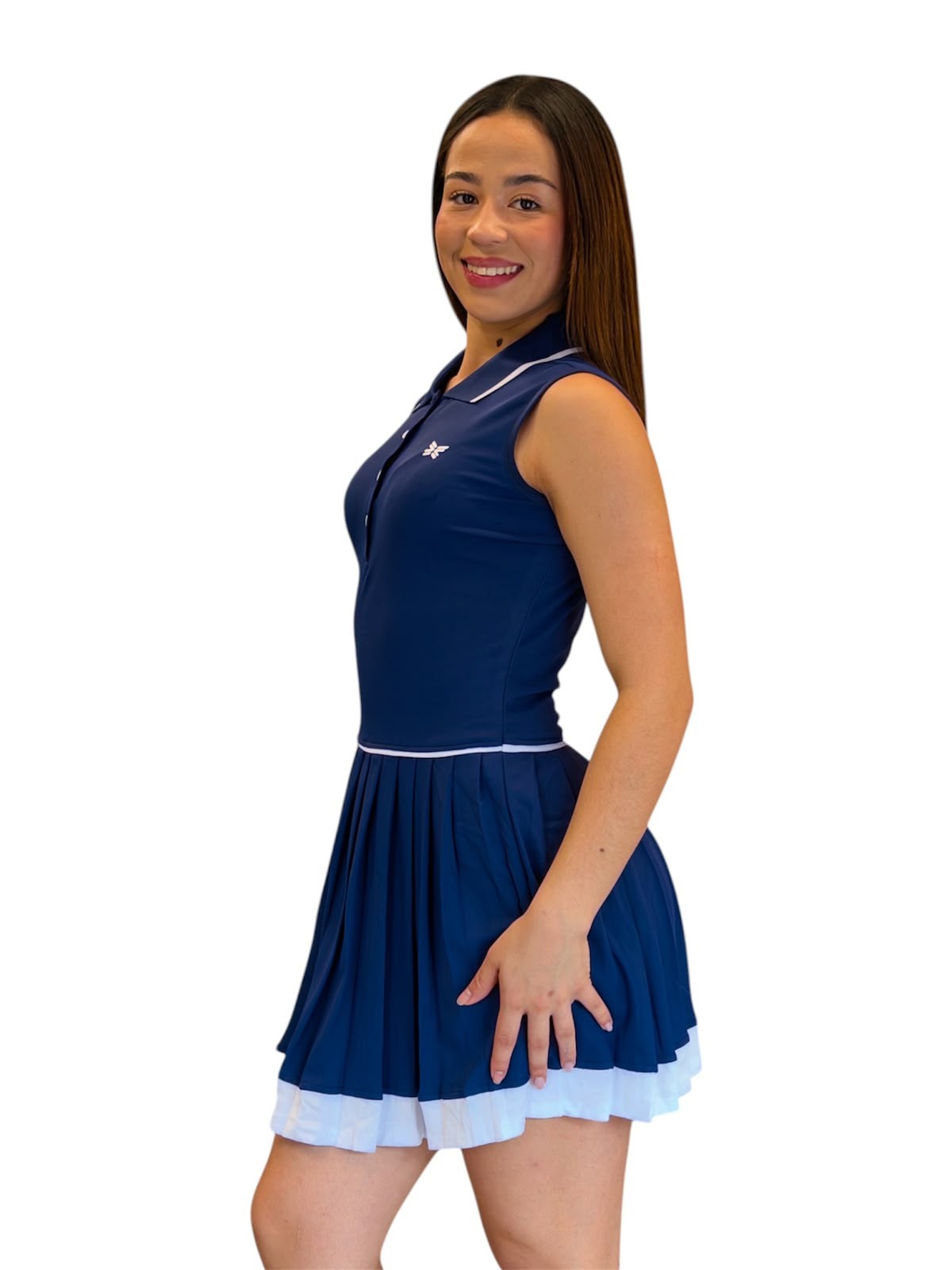Vestido Plisado - M