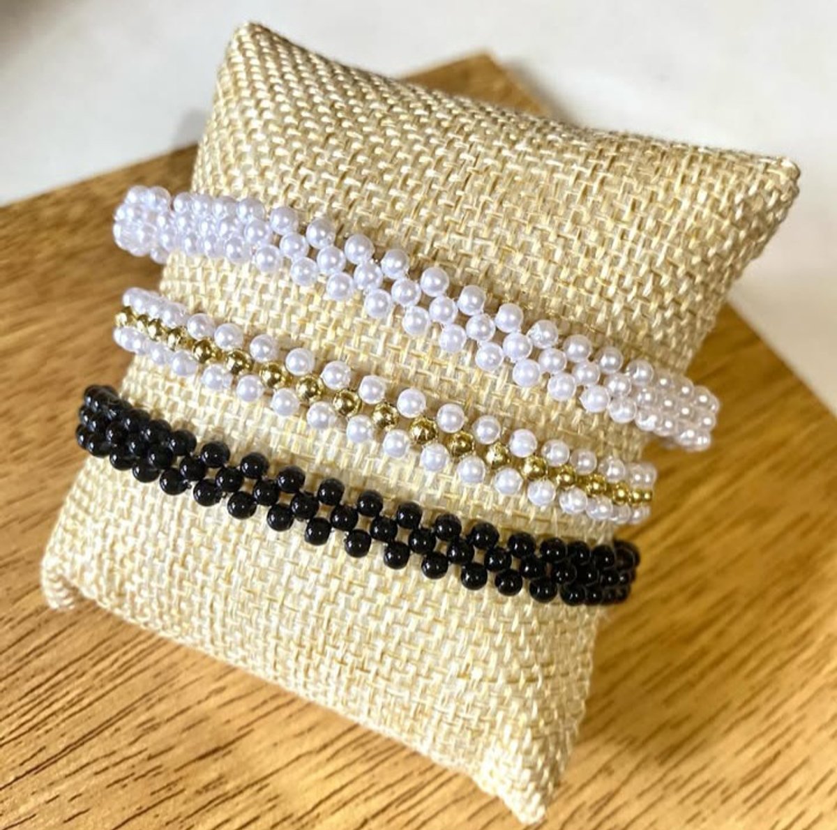 PULSERA DE PERLAS | SET DE AROS Y PULSERA DE PERLAS - 6