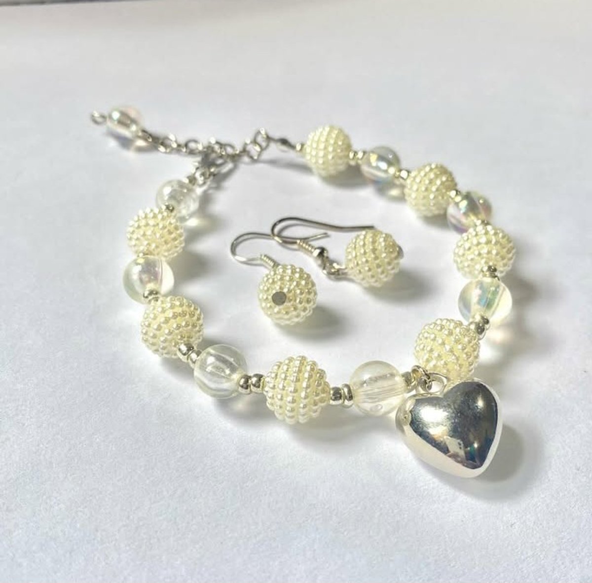 PULSERA DE PERLAS | SET DE AROS Y PULSERA DE PERLAS - 3