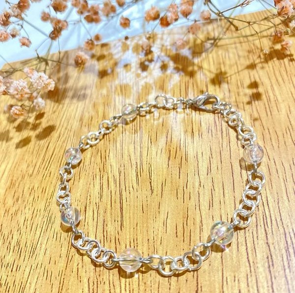 PULSERA DE PERLAS | SET DE AROS Y PULSERA DE PERLAS