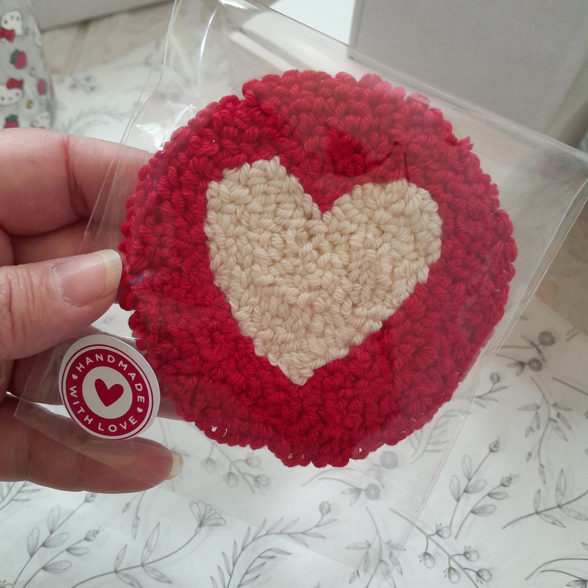 Posavasos Corazón. Colores variados. - 2